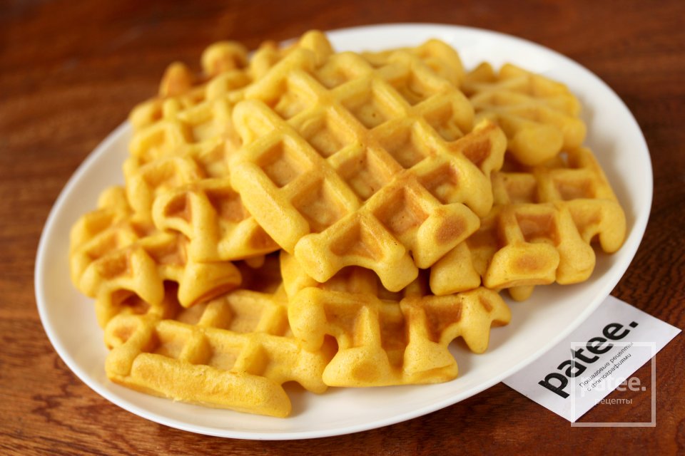 Тыквенные вафли - Шаг 12