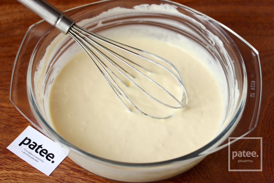 Шарлотка с капустой в мульварке - Шаг 5