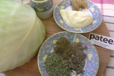 Тушеная капуста под горчичным соусом - приготовление