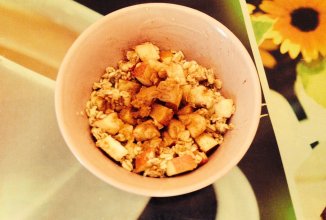 Каша три злака с яблоком и корицей