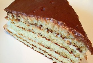 Блинный торт со сметанным кремом