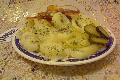 Картофель с чесноком и специями - приготовление