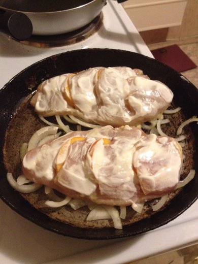 Нежное куриное филе с хурмой - Шаг 3