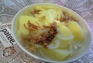 Тушеный картофель с говядиной