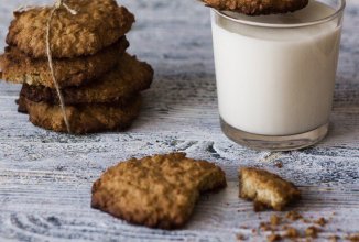 Домашнее овсяное печенье