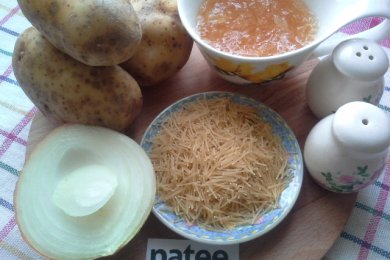 Суп домашний с лапшой на говяжьем бульоне - приготовление