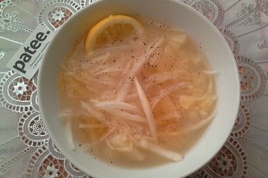 Суп домашний с лапшой на говяжьем бульоне - приготовление