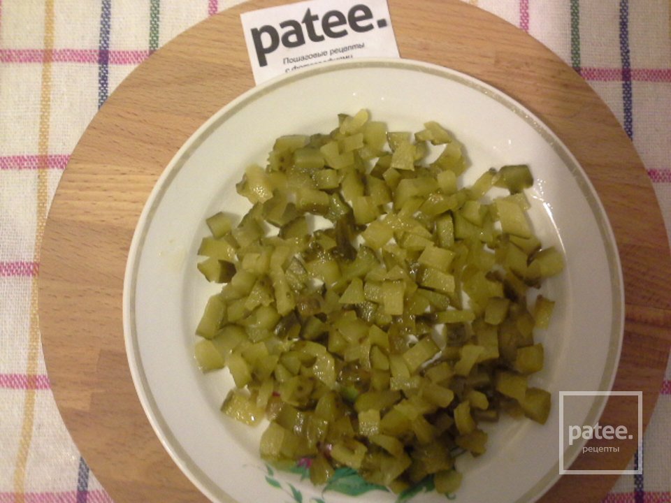 Винегрет с рыбой "Смокинг" - Шаг 4