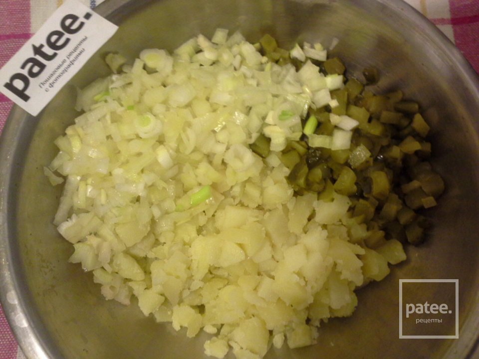 Винегрет с рыбой "Смокинг" - Шаг 7