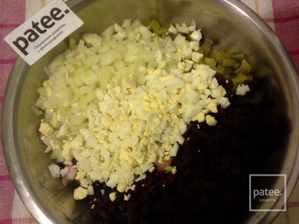 Винегрет с рыбой "Смокинг" - Шаг 10