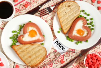 Романтический завтрак на день святого Валентина