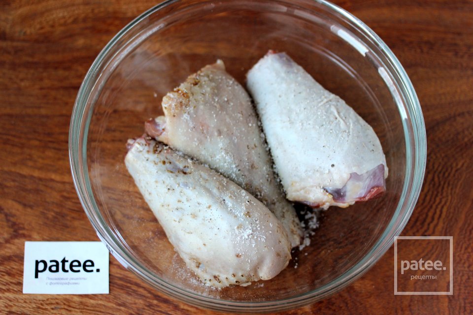 Голени индейки, запечённые в апельсиново-горчичном соусе - Шаг 7