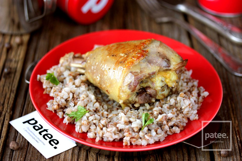 Голени индейки, запечённые в апельсиново-горчичном соусе - Шаг 12