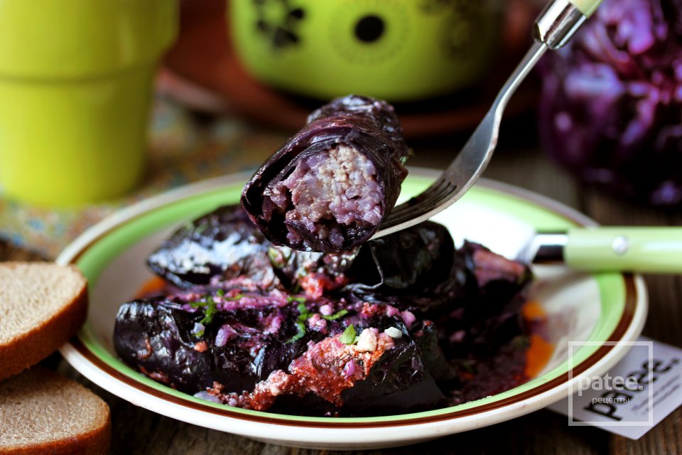 Голубцы из краснокочанной капусты - Шаг 15