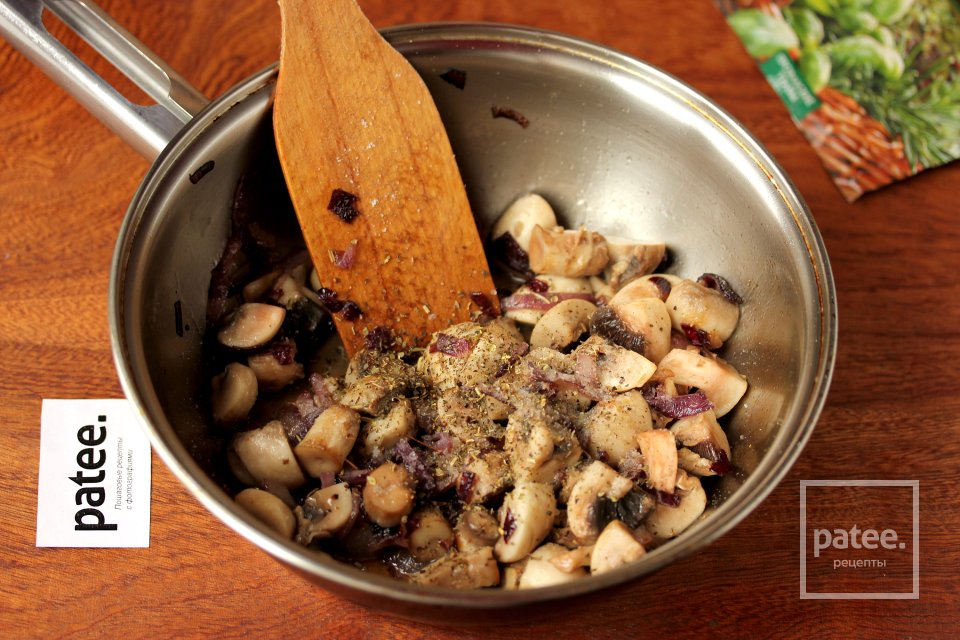 Шампиньоны в сливочном соусе - Шаг 7