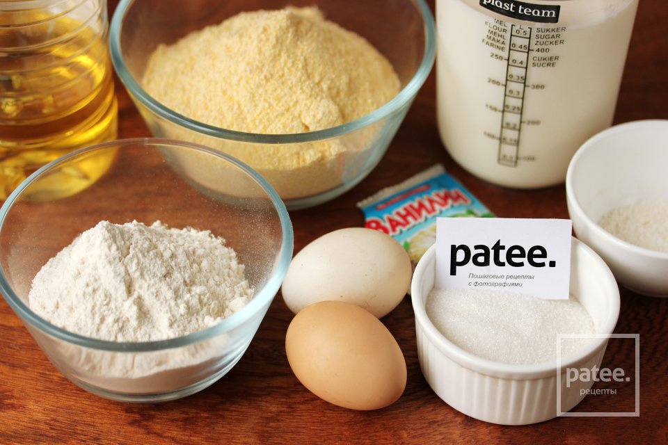 Кукурузные блины - Шаг 1