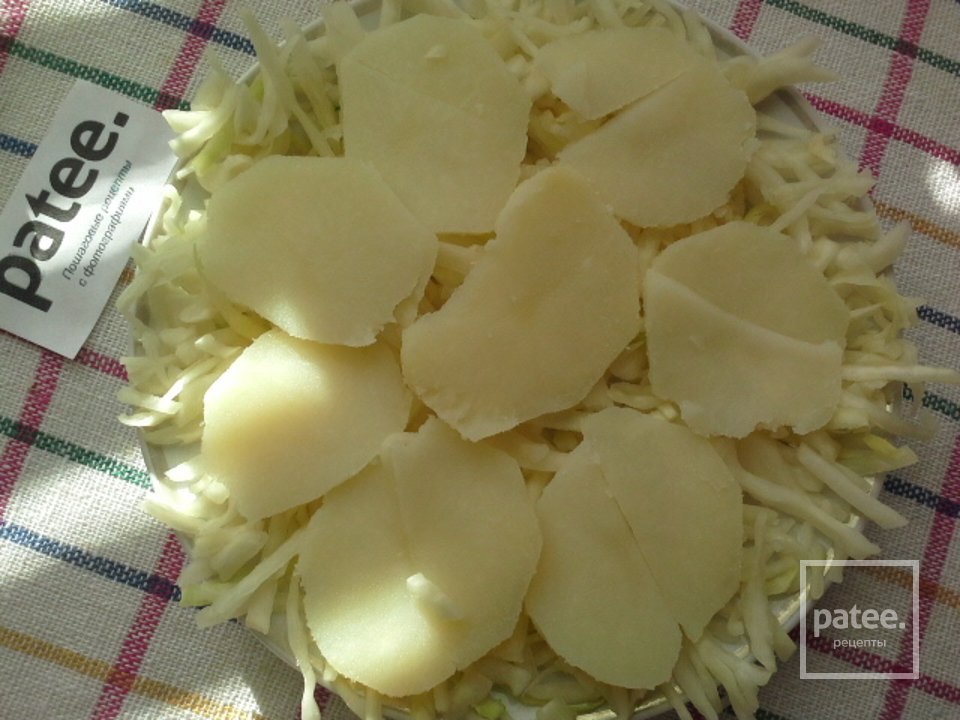 Салат из картофеля, яблок и бананов с имбирем - Шаг 5