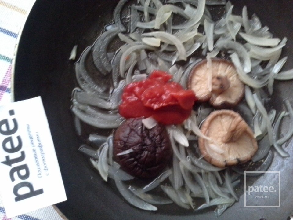 Спагетти с грибами шиитаке - Шаг 10