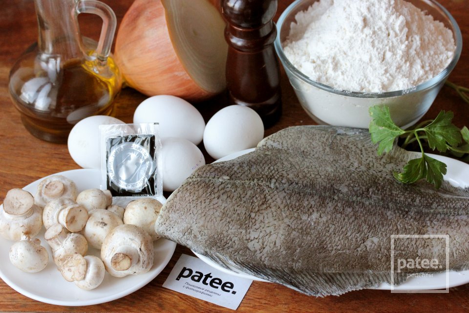 Равиоли с рыбой и грибами - Шаг 1