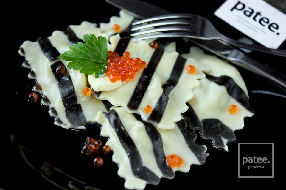 Равиоли с рыбой и грибами - Шаг 19