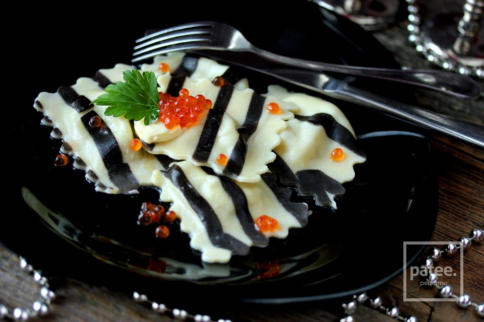 Равиоли с рыбой и грибами - Шаг 22