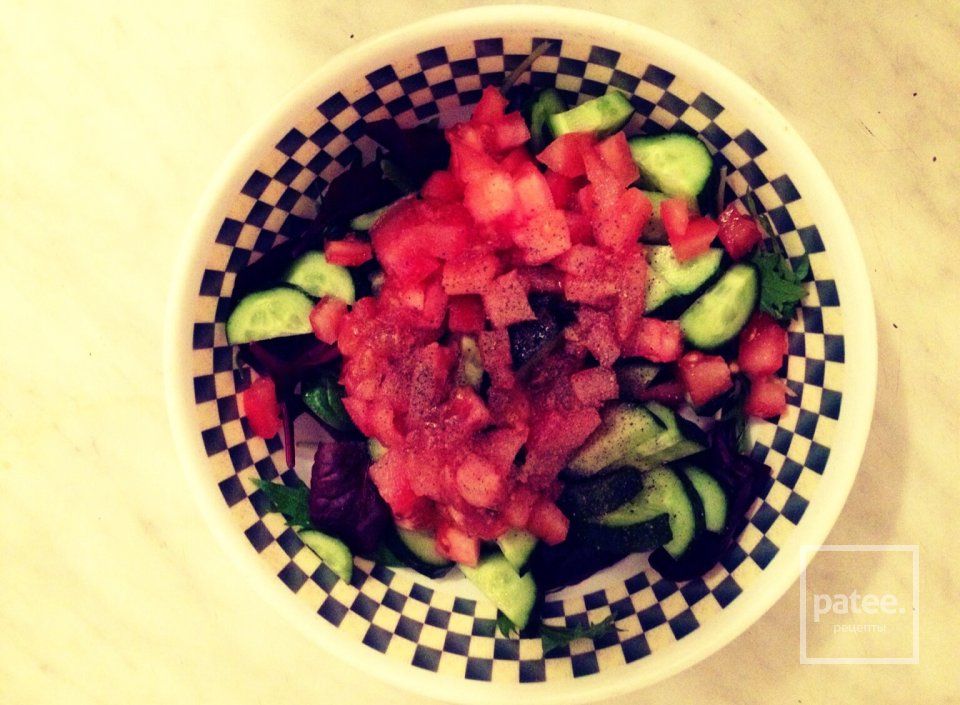 Легкий овощной салат - Шаг 5