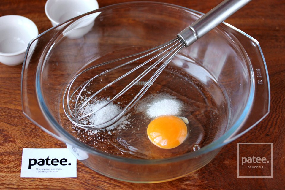 Сырные блины с зелёным луком - Шаг 3