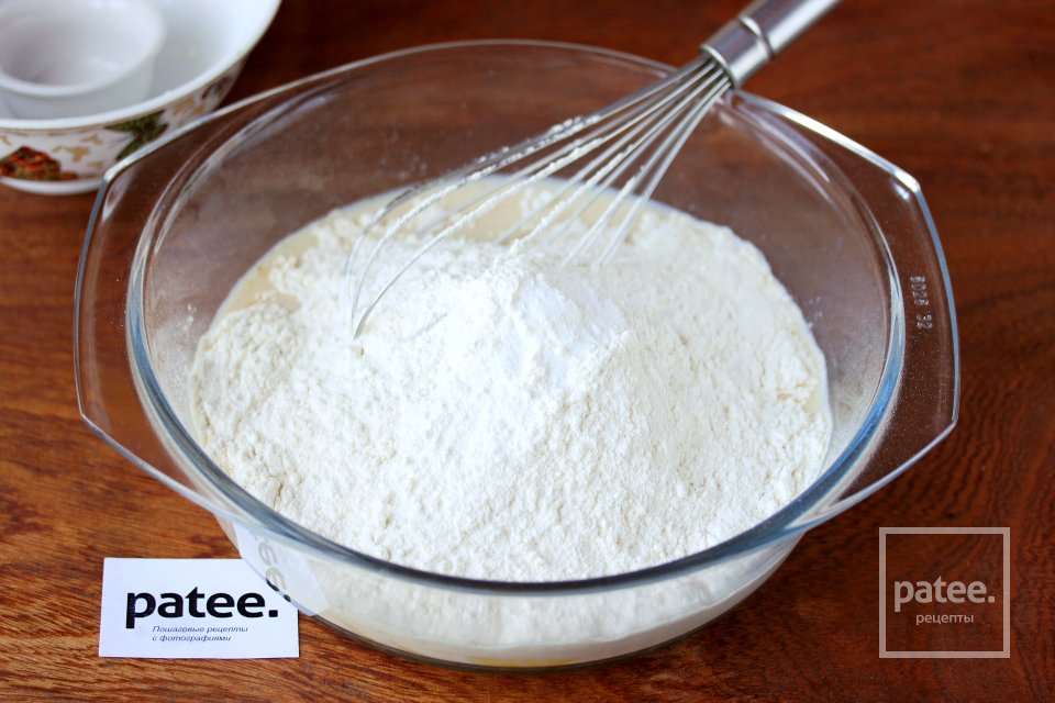 Сырные блины с зелёным луком - Шаг 5