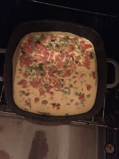 Киш с красной рыбой - Шаг 5