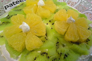 Фруктовый торт - приготовление