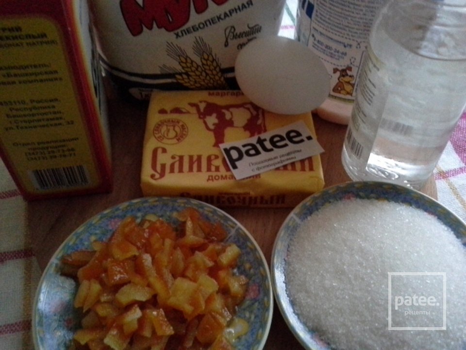 Кекс с цукатами - Шаг 1