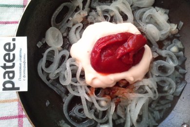Спагетти с пикантным соусом - приготовление