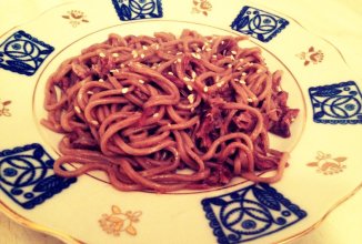 Гречневая лапша соба с говядиной