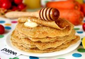 Морковные блины с овсяными хлопьями