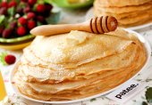 Тонкие дрожжевые блины