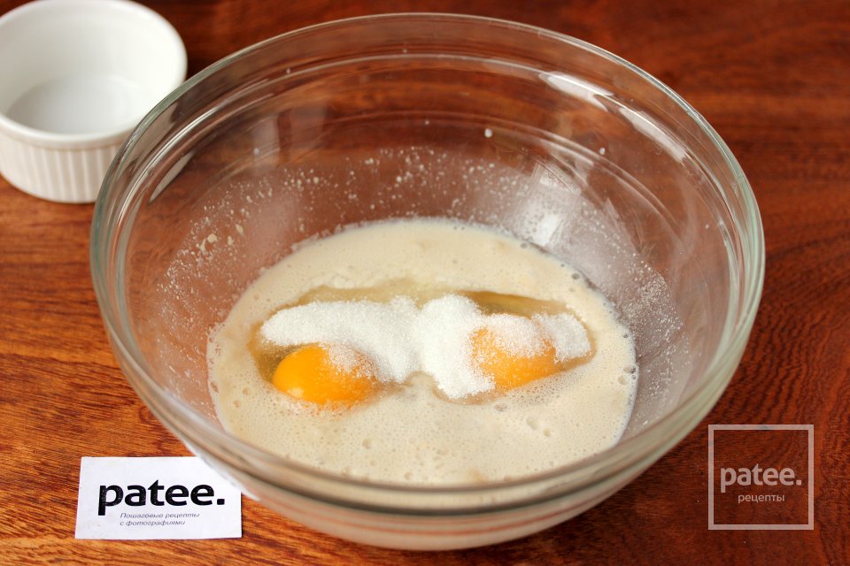 Тонкие дрожжевые блины - Шаг 6