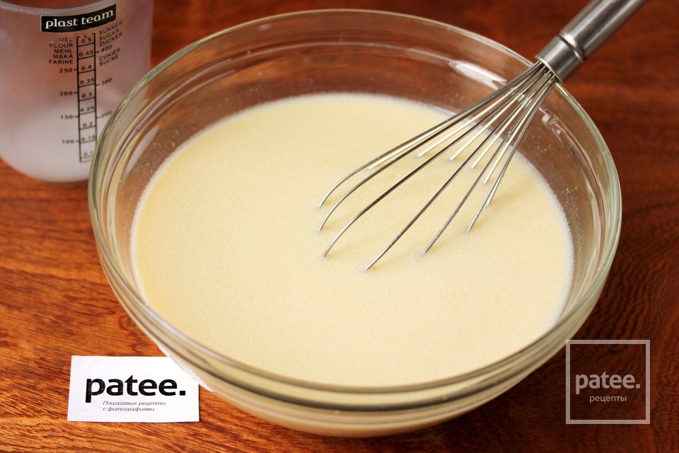 Тонкие дрожжевые блины - Шаг 10
