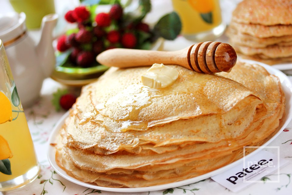 Тонкие дрожжевые блины - Шаг 16