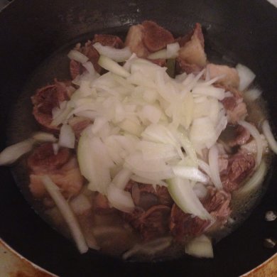 Баранина с овощами. - Шаг 4