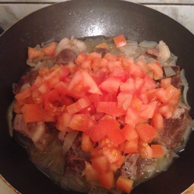 Баранина с овощами. - Шаг 6