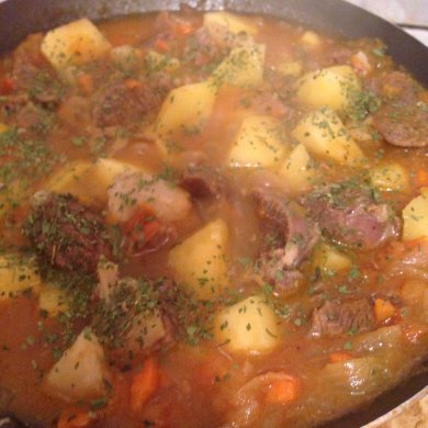 Баранина с овощами. - Шаг 11