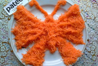 Салат из моркови с чесноком