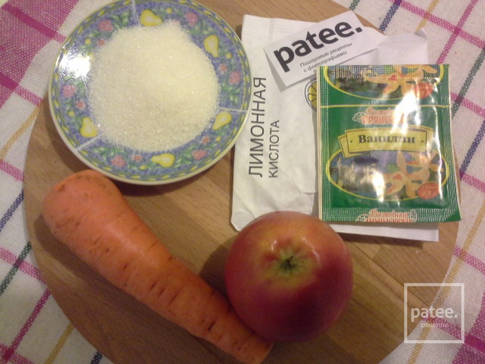 Морковный салат с кисло-сладким яблочным соусом - Шаг 1