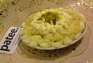 Салат из картофеля с яйцами