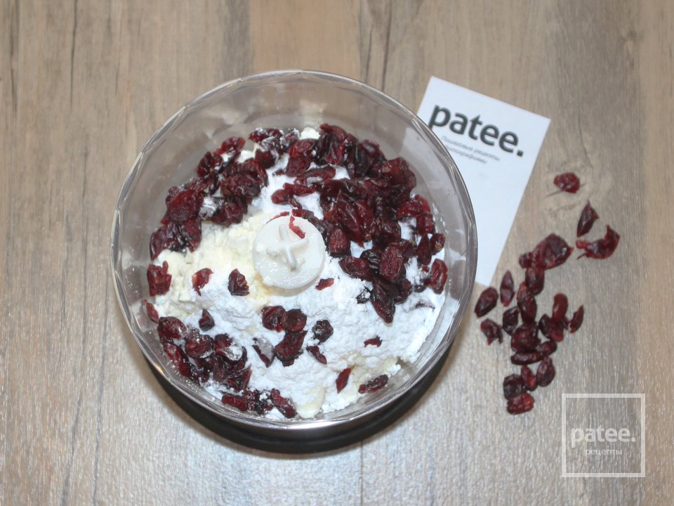 Блинная запеканка с творогом и клюквой - Шаг 3