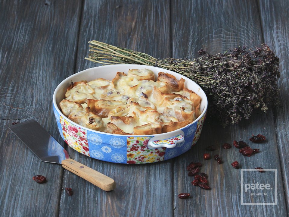 Блинная запеканка с творогом и клюквой - Шаг 13