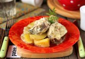 Хек с картофелем в мультиварке