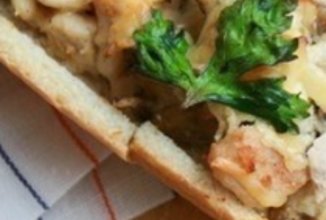 Фаршированный бакет грабами и курочкой