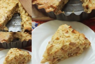 Шарлотка с яблоками.