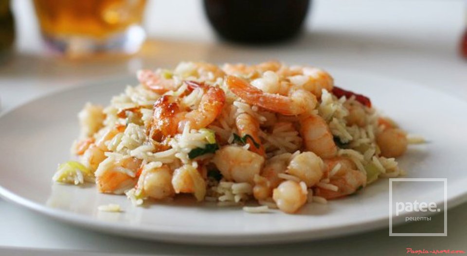 Креветки с рисом под яблочным соусом - Шаг 2